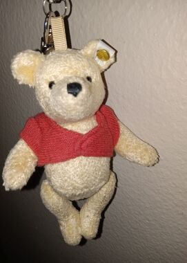 Disney's Steiff Winnie The Pooh Keyring- "Teddies For Tomorrow".